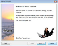 Presto Transfer Skype screenshot